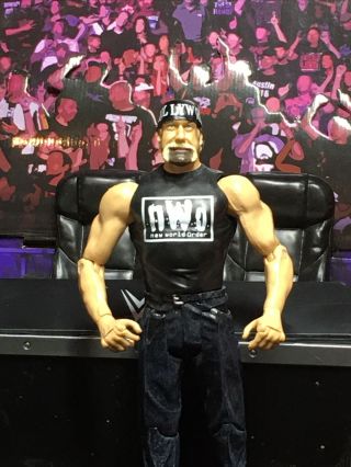 2002 Jakks Wwe World Wrestling Hulk Still Rules Hollywood Hogan Nwo Great Shape