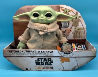 The Child Real Moves Plush Baby Yoda Mattel Star Wars The Mandalorian Rc