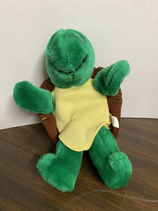 Franklin Green/brown/yellow Plush Turtle Puppet 12 " Book Tv Character