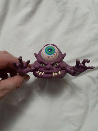 Vintage 1984 Real Ghostbusters Purple Bug - Eye Ghost Eye Popper Columbia Pictures