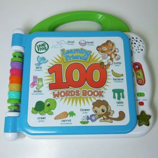 LeapFrog Learning Friends 100 Words Book,  Green 3 modes English Español Spanish 2