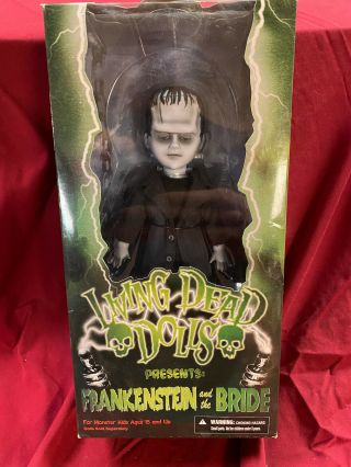 Mezco Living Dead Dolls Frankenstein And The Bride Nib