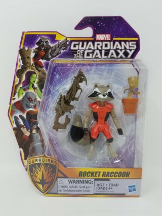 Marvel Guardians Of The Galaxy Rocket Raccoon Action Figure Hasbro 2015