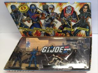 Gi Joe Cobra 25th Anniversary 3.  75 " Complete Box Set 5 - Pack Factory