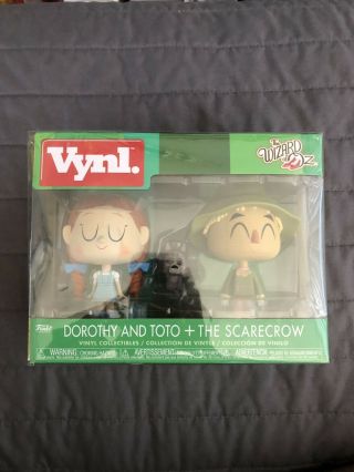 Funko Vynl The Wizard Of Oz Dorothy And Toto,  The Scarecrow Vinyl Figure 3 - Pack