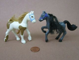Kenner Vintage 1993 Lps Littlest Pet Shop Pony Horses Pinto And Gray