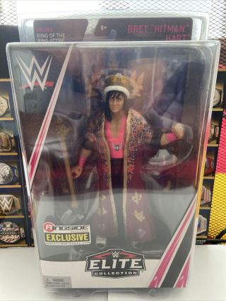 Wwe Wwf Elite Bret Hart King Of The Ring Ringside Collectibles Exclusive Rare