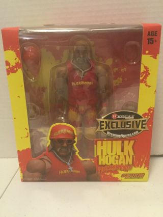 Hulk Hogan Wwe Storm Collectibles " Red Hulkamania " Ringside Exclusive Le
