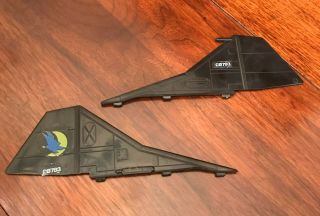 Gi Joe Cobra Night Raven Stabilizer Wing Fins Left And Right