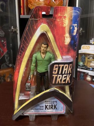 Art Asylum Captain Kirk Wave 1 Action Figure Star Trek Tv Series In Package