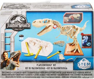 Jurassic World Playleontology Kit Stem T - Rex Bones Mattel,  Boy Toy Activity