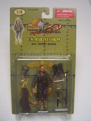 Ultimate Soldier 1:18 Xd Wwii Us Marine Corps Sgt Burns