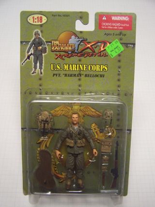 Ultimate Soldier 1:18 Xd Wwii Us Marine Corps Pvt Bellochi (w/tag)