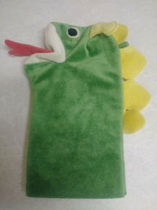 Baby Einstein Plush Green Dragon Hand Puppet By Kids Ii 2006