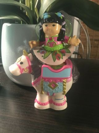 Fisher Price Little People Sonya Lee Fairy & Horse Figures Poseable