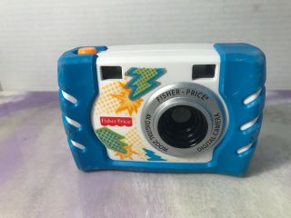 Fisher Price Kid - Tough Real Digital Camera W/ Built - In Memory & 4x Zoom - Blue