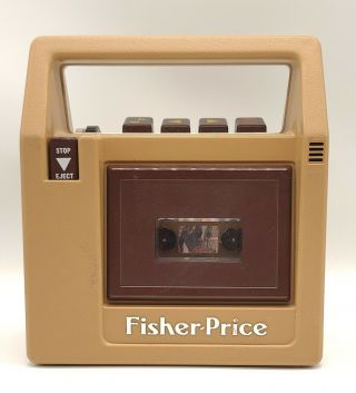 Fisher Price Vintage 1980 Cassette Tape Player Recorder - And