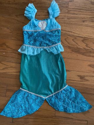 Melissa And Doug Little Mermaid Dress Costume Size 3 - 6 Years