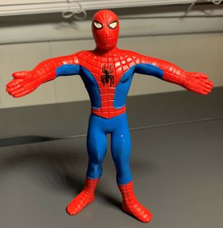 1989 Just Toys Marvel The Amzing Spiderman Bendable Stretch Figure Bend 