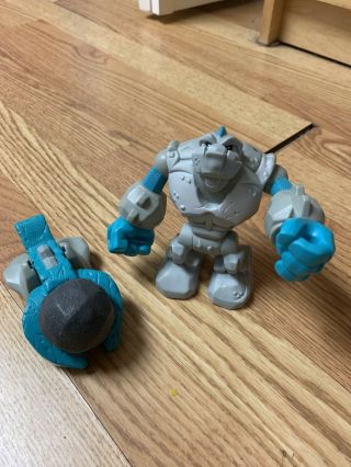 2006 Tiny The Asteroid Rock 4.  5 " Planet Heroes Action Figure
