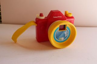 Vintage 1988 Fisher Price Camera - Red
