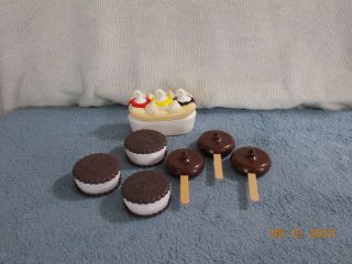 Dairy Queen Play Food (dilly Bars & Sundae & Ice Cream Sandwiches)