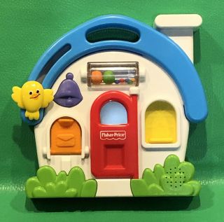 Fisher Price R7141little Activity Sounds House Music Baby Toddler Take Along Toy