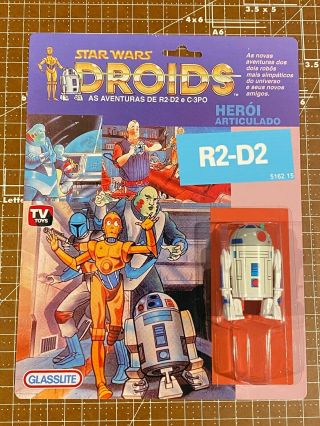 1985 Glasslite Star Wars Droids R2 - D2 Action Figure