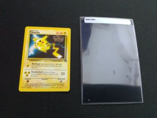 Pikachu Stamped - Black Star Promo - Pokemon Cards Psa Ready 4