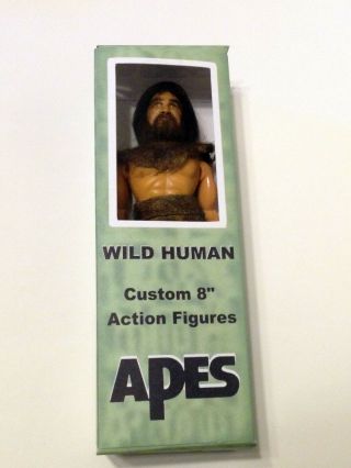 Custom Mego Scale 8 " Type 2 Wild Human Figure Planet Of The Apes Mib