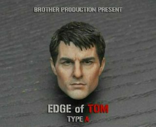 1/6 Tom Cruise Head Sculpt William Cage Head Carved Male Head F Muscle Body