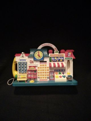 Fisher Price Smart Street Learning Center Phone Pet Shop Music Store Bank Toy.