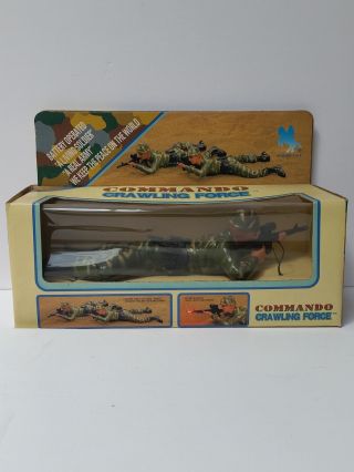 Vintage Regency Toys Commando Crawling Force Battery Operated Aa