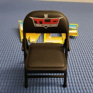Tlc Ppv Steel Chair - Mattel Elite Accessories For Wwe Wrestling Figures