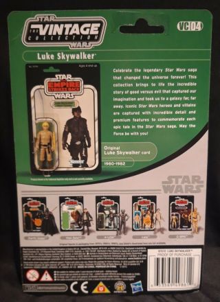 Hasbro Star Wars Vintage Coll: Luke Skywalker (Bespin) Foil Variant figure VC04 3
