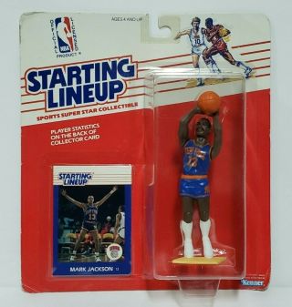 Mark Jackson - York Knicks Starting Lineup Slu 1988 Rookie Nba Figure & Card