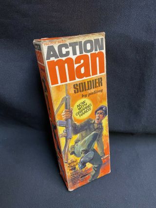 VINTAGE ACTION MAN - 1973 SOLDIER BOX - Empty Box 3