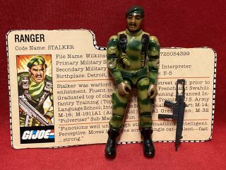 1983 Vintage Gi Joe. . .  Stalker 100 Complete