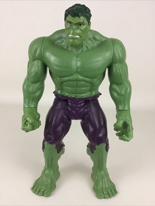 Marvel Avengers Titan Hero Series Hulk 12 " Figure Purple Pants Green 2013 Hasbro