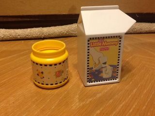 Fisher Price LITTLE MOMMY Milk Carton Container Baby Doll Pretend Food 2