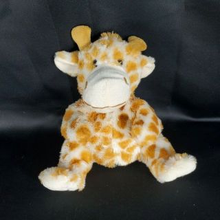 Kellytoy Full - Body Giraffe Hand Puppet Plush 10 Inches Make Head Front Legs Move