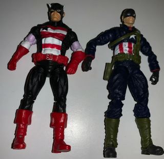 Us Agent And Captain America - Marvel Universe 4 Inch Action Figure