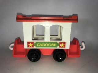 Vintage Fisher Price Little People 2581 Express Train Caboose Car