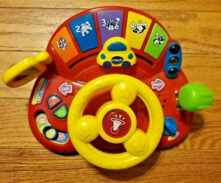 Tiny Tot Driver Steering Wheel - Vtech Infant With Lights And Sounds