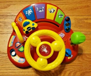 Tiny Tot Driver Steering Wheel - VTech Infant with Lights and Sounds 2