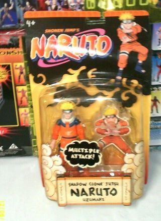Mattel 2002 Naruto Shonen Jump Shadow Clone Jutsu Uzumaki Figure
