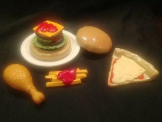 Fisher Price Fun With Food Pizza Cheeseburger Chicken Fries 1998 Life Size