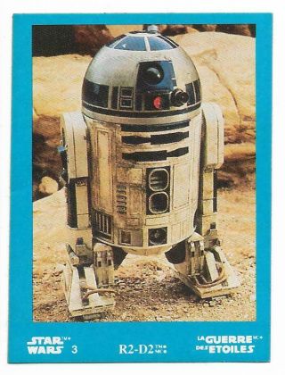 Star Wars Vintage Gde R2 - D2 Cereal Sticker 1984 Kelloggs 3 Canadian Canada (t)
