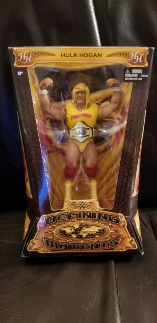 Moc Mattel Wwe Defining Moments Elite Legends Hulk Hogan Figure Mib