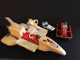 Vintage Fisher Price Space Shuttle Ship W Astronauts,  Shuttle,  Probe,  Rover 1979